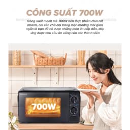 Thumbnail Lò vi sóng dòng Cơ Sharp R-2039E-BK - Dung tích 20L, công suất 700W 2