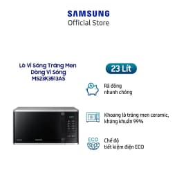 Thumbnail Lò vi sóng Samsung MS23K3513AS 23L 800W 4