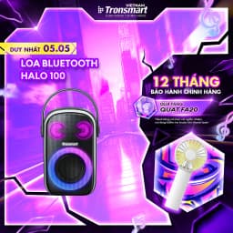 Thumbnail Loa Bluetooth 5.3 Karaoke TRONSMART HALO 100/110 (kèm mic) | Công suất 60W | Tích hợp sạc dự phòng | Bảo hành 12 tháng 1