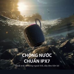 Thumbnail Loa Bluetooth 5.3 VIVAN VS15 Đen Công Suất 10W Chống Nước IPX7, Led RGB, Playtime Lên Đến 10H - Chính Hãng 3