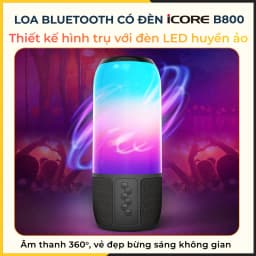 Thumbnail Loa Bluetooth Có Đèn iCore B800 - CHÍNH HÃNG STORE 4