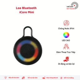 Thumbnail Loa Bluetooth Có Đèn iCore Mini Chống Nước IPX4 - CHÍNH HÃNG STORE 2