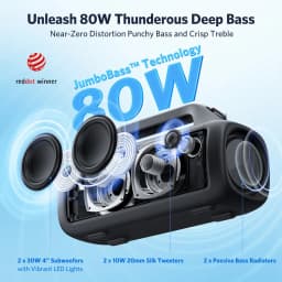 Thumbnail Loa bluetooth di động Earfun Uboom X công suất 80W thời gian nghe 30h tinh chỉnh EQ bởi Oluv 4