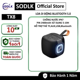 Thumbnail Loa Bluetooth di động không dây Mini SODLK TX8 Công Suất 10W | Bluetooth 5.0 | Chống Nước IPX7 | BẢO HÀNH 12 Tháng 1