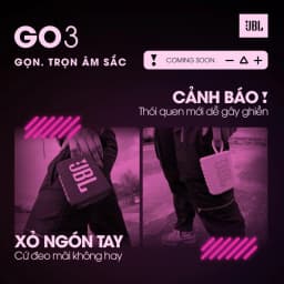 Thumbnail Loa Bluetooth JBL GO 3 Công Suất 4.2W Nghe Nhạc Tới 5h Chống Nước IP67 Kết Nối Bluetooth 5.1 4