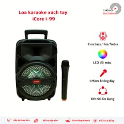 Thumbnail Loa Bluetooth Karaoke Xách Tay iCore i-99 - CHÍNH HÃNG STORE 2