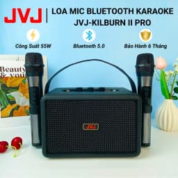 Thumbnail Loa Bluetooth Kèm Mic Hát Karaoke JVJ-KilBurn II Pro 2 Mic Công Suất 55W - Bảo Hành Chính Hãng 6Th 1