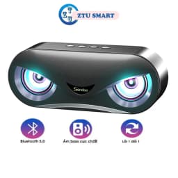 Thumbnail Loa bluetooth không dây ZTU SMART M06 âm thanh nổi, Đèn Led mắt cú siêu đẹp.Hỗ trợ sạc điện tiện lợi 1