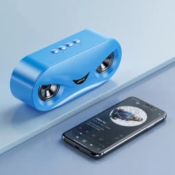 Thumbnail Loa bluetooth không dây ZTU SMART M06 âm thanh nổi, Đèn Led mắt cú siêu đẹp.Hỗ trợ sạc điện tiện lợi 4