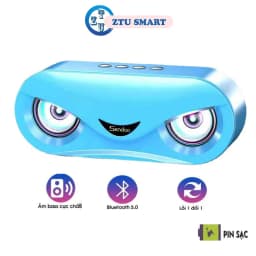Thumbnail Loa bluetooth không dây ZTU SMART M06 âm thanh nổi và âm trầm mạnh mẽ hỗ trợ thẻ nhớ Micro SD AUX USB, Sạc điện tiện ích 1