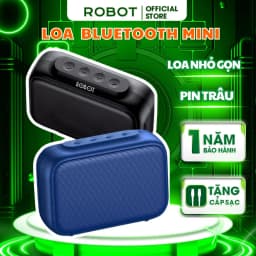 Thumbnail Loa Bluetooth Mini 5.0 ROBOT RB100 5W - Pin Lâu, Hỗ Trợ Nghe Nhạc Bằng Thẻ Nhớ TF & USB 1