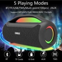Thumbnail Loa Bluetooth SODLK T300 Công Suất 100W,  Hỗ trợ TWS Kết nối NFC, Chất lượng âm thanh HIFI 3
