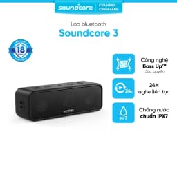 Thumbnail Loa bluetooth soundcore 3 | Chống nước IPX7 | 24h phát nhạc liên tục 1