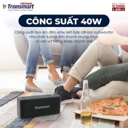 Thumbnail Loa Bluetooth Tronsmart Element Mega | Công suất 40W | Công nghệ âm thanh 3D | 15h chơi nhạc | Bảo Hành 12 tháng 3
