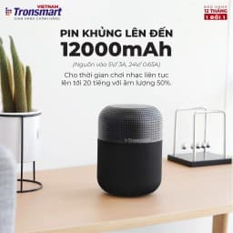 Thumbnail Loa Bluetooth Tronsmart Element T6 Max | Công suất 60W | Âm thanh vòm 360° | 20H phát nhạc | Bảo hành 12 tháng 4
