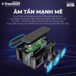 Thumbnail Loa Bluetooth Tronsmart Element Mega Pro | Công suất 60W | Công nghệ SoundPulse | Cảm Ứng Chạm | Bảo Hành 12 tháng 3