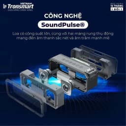 Thumbnail Loa Bluetooth Tronsmart Element Force+ Công suất 40W | 15H chơi nhạc | 3 chế độ Bass | Bảo hành 12 tháng 3
