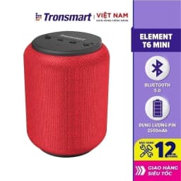 Thumbnail Loa Bluetooth Tronsmart T6 Mini Upgraded V5.3 | Công suất 15W | Âm thanh 360° | Kháng nước IPX6 | BH 12 tháng 2