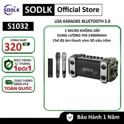 Thumbnail Loa Karaoke Bluetooth 5.0 SODLK S1032 Công Suất 320W Loa siêu trầm di động Hệ thống rạp hát tại nhà âm thanh nổi 6D 1