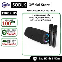 Thumbnail Loa karaoke Bluetooth SODLK T90K PLUS Công Suất 100W, loa di động HiFi Bass mạnh cho tiệc ngoài trời 1
