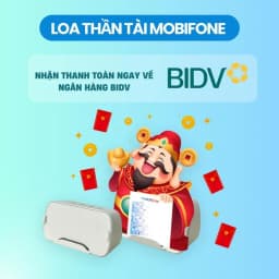 Thumbnail Loa ngân hàng BIDV - Loa thông báo chuyển khoản - Loa thần tài MobiFone - Hàng chính hãng 1