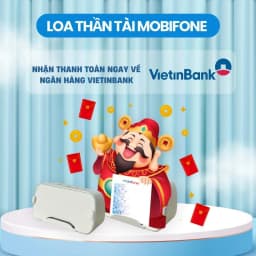 Thumbnail Loa ngân hàng Vietinbank - Loa thông báo chuyển khoản - Loa thần tài MobiFone - Hàng chính hãng 1