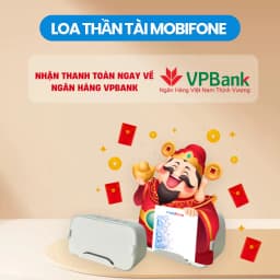 Thumbnail Loa ngân hàng VPBank - Loa thông báo chuyển khoản - Loa thần tài MobiFone - Hàng chính hãng 1