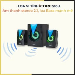 Thumbnail Loa vi tính iCore - bảo hành chính hãng 12 tháng - Chính hãng store. 4