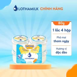 Thumbnail Lốc 4 hộp sữa chua phô mai Lothamilk 80g 2