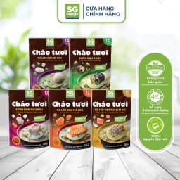 Thumbnail Lốc 5 Cháo Tươi SG Food 240G mix vị (Tổ Yến Thịt Thăn, Sườn Non, Lươn, Cá Lóc, Cá Hồi) 2
