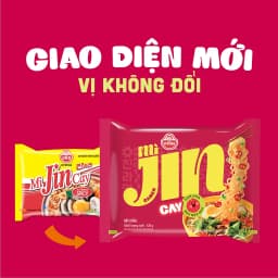 Thumbnail Lốc 5 gói mì Jin Cay Otoki hương vị chuẩn Hàn, vị cay bùng nổ (120gx5) 3