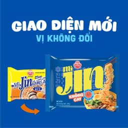 Thumbnail Lốc 5 gói mì Jin Không Cay Otoki hương vị chuẩn Hàn, đậm đà thơm ngon (120gx5) 3
