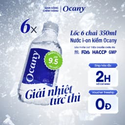 Thumbnail Lốc 6 chai nước ion kiềm Ocany chai 350ml 1