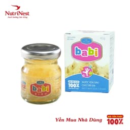 Thumbnail Lốc 6 Hũ Nước Yến Sào Cho Trẻ Em Babi Bird - NUTRINEST - (6 hũ x 42g) 3