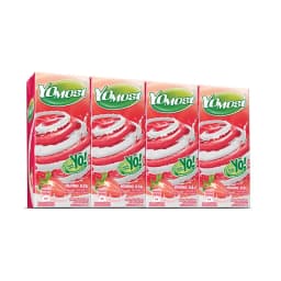 Thumbnail Lốc sữa chua lên men tự nhiên Yomost hương dâu 4x170ml 2