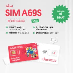 Thumbnail Local Mobifone A69S 60GB/ tháng DKCC, Miễn phí tháng đầu sử dụng, sim bán chạy. 1