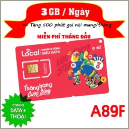 Thumbnail Local Mobifone A79S, A119S, A69S DATA 120GB/ tháng, Gọi FREE. Miễn phí tháng đầu sử dụng, RẺ 1 TT. 3