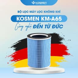 Thumbnail Lõi Lọc Không Khí Kosmen KM-A65 Màng Lọc Than Hoạt Tính Loại Bỏ 99,97% Bụi Mịn - Hàng Chính Hãng 3