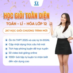 Thumbnail Lớp 12 Chương trình mới - Sách Học giỏi toàn diện Toán-Lí-Hóa, ôn thi tốt nghiệp THPT và ĐGNL 2025 2