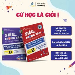 Thumbnail Lớp 8 (Bộ Kết Nối)- Combo 2 Sách Siêu trọng tâm TOÁN, TIẾNG ANH, KHTN và Văn, Khoa học xã hội lớp 8 1