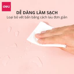 Thumbnail Lót Chuột Da DELI 2 Mặt Cỡ Lớn, Bàn Di Chuột Pad Da PU Chống Nước Dày Dặn Siêu Bền Chống Trầy Xước 4