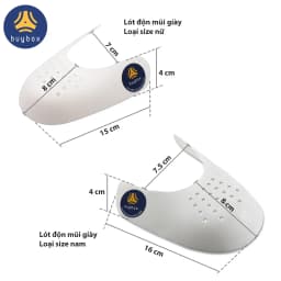 Thumbnail Lót độn mũi giày chống nứt da, gãy xẹp và giữ dáng căng phồng - buybox - BBPK58 - (01 cặp) 4