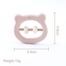 Thumbnail Lục lạc MAMIMAMIHOME chất liệu gỗ không độc hại an toàn thoải mái cho bé nhai 1