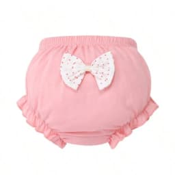 Thumbnail Lucky Big Cat® 4 Cái / bộ Quần Lót Bé Gái 100% Cotton Thoải Mái Dây Thắt Lưng Co Giãn Họa Tiết Đáng Yêu 0-5 Tuổi Trẻ Em Bánh Mì Quần Short Dễ Thương 3