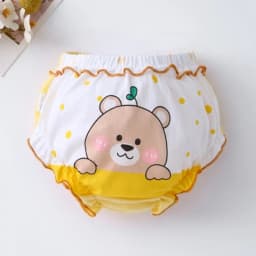 Thumbnail Lucky Big Cat® Bé Theo Mùa Bán Chạy 100% cotton Quần Lót Bé Gái 0 - 4 Y Quần Lót Quần Lót Quần Lót Gấu Bông Dễ Thương In Hình Quần Short Sơ Sinh 1