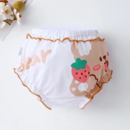 Thumbnail Lucky Big Cat® Bé Theo Mùa Bán Chạy 100% cotton Quần Lót Bé Gái 0 - 4 Y Quần Lót Quần Lót Quần Lót Gấu Bông Dễ Thương In Hình Quần Short Sơ Sinh 3
