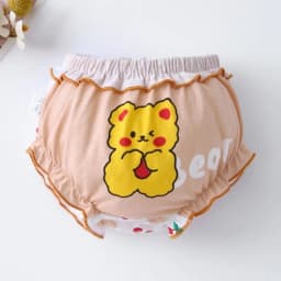 Thumbnail Lucky Big Cat® Bé Theo Mùa Bán Chạy 100% cotton Quần Lót Bé Gái 0 - 4 Y Quần Lót Quần Lót Quần Lót Gấu Bông Dễ Thương In Hình Quần Short Sơ Sinh 4