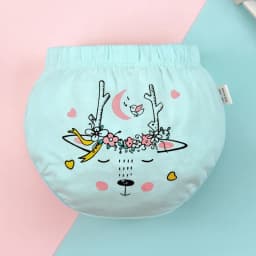 Thumbnail Lucky Big Cat®Bé Trai Bé Gái Mùa Hè Bé Gái Quần Lót Trẻ Em Màu Trơn Quần Lót Cotton Mềm Mại Thoáng Khí Innerwear Quần Lót 0-4Y 1