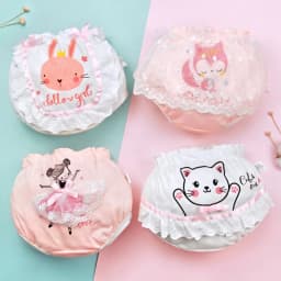 Thumbnail Lucky Big Cat®Lolita phong cách bé quần lót bé gái cotton bé quần lót bé gái quần short bé công chúa tam giác mặc bên ngoài 1