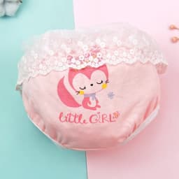 Thumbnail Lucky Big Cat®Lolita phong cách bé quần lót bé gái cotton bé quần lót bé gái quần short bé công chúa tam giác mặc bên ngoài 3